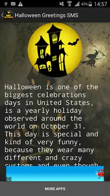 Play Halloween Greetings SMS