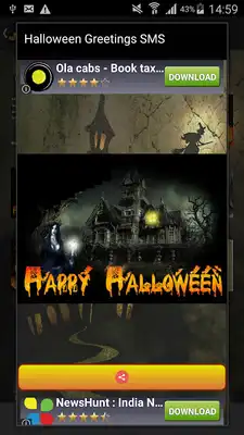 Play Halloween Greetings SMS