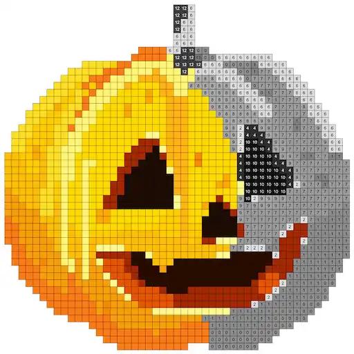 Play Halloween Pixel Art:Paint by Number, Coloring Book APK