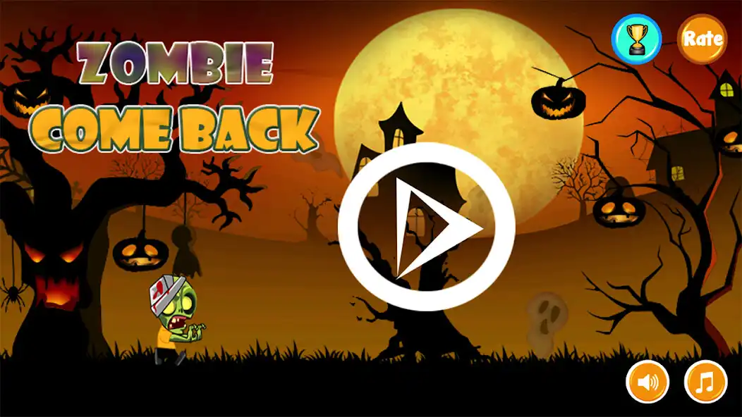 Play Halloween run - Zombie comeback  and enjoy Halloween run - Zombie comeback with UptoPlay