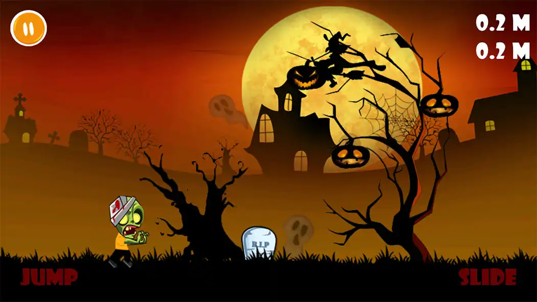 Play Halloween run - Zombie comeback as an online game Halloween run - Zombie comeback with UptoPlay