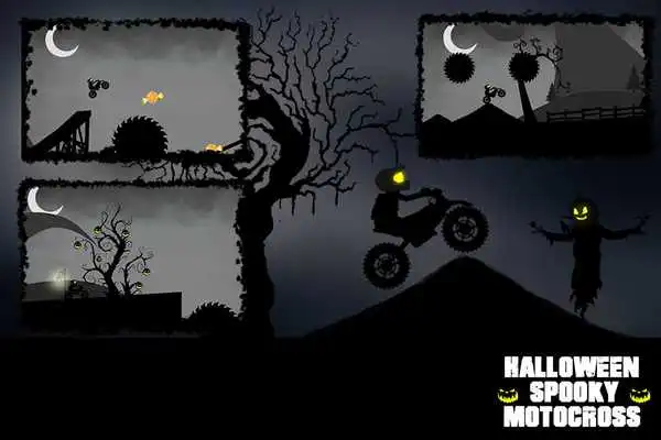 Play Halloween Spooky Motocross