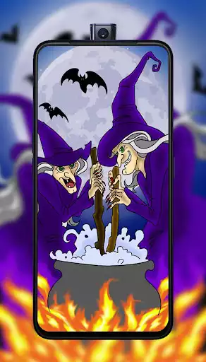 Play Halloween Wallpaper as an online game Halloween Wallpaper with UptoPlay