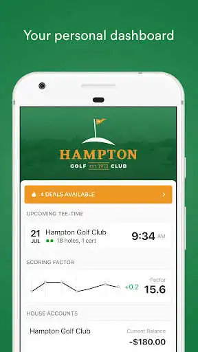 Play Hampton Golf Club as an online game Hampton Golf Club with UptoPlay