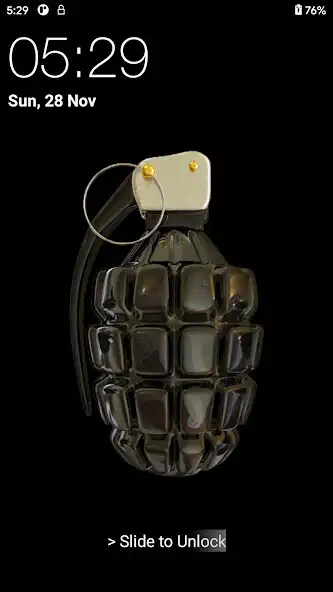 Play Hand Grenade Lock Screen as an online game Hand Grenade Lock Screen with UptoPlay