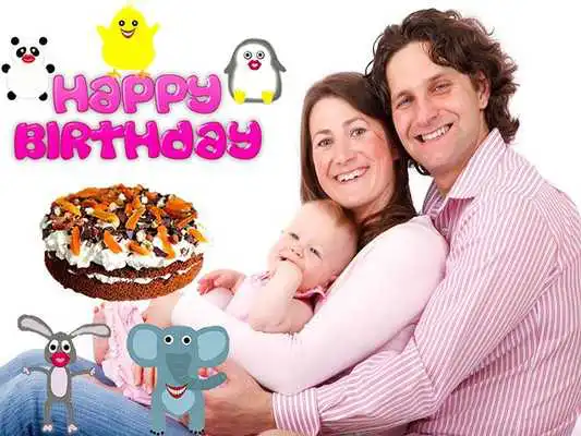 Play Happy Birthday Frames Stickers