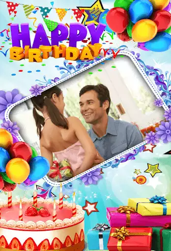 Play Happy Birthday Photo Frames as an online game Happy Birthday Photo Frames with UptoPlay