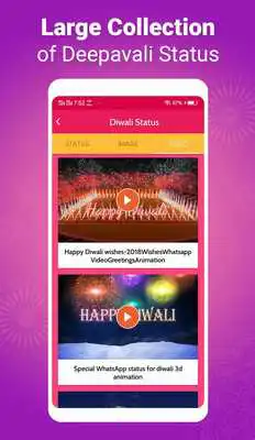 Play Happy Diwali Video Status 2018