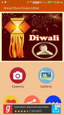 Play Happy Diwali Wishes Photo Frame App Editor 2018