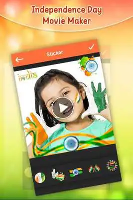 Play Happy Independence Day Video Maker 2017