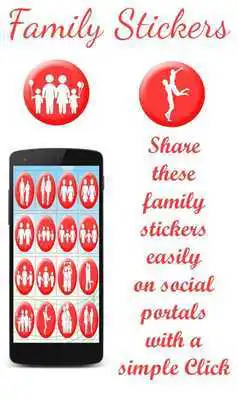 Play Happy  Loving Family Stickers