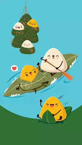 Play Happy Rice Dumplings Stickers - WAStickerApps  and enjoy Happy Rice Dumplings Stickers - WAStickerApps with UptoPlay