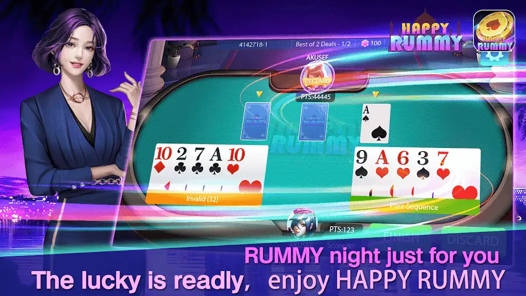 Play happy rummy as an online game happy rummy with UptoPlay