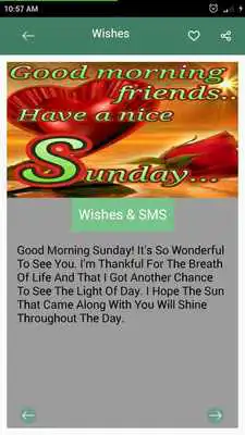 Play Happy Sunday Wishes-SMS