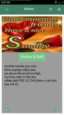 Play Happy Sunday Wishes-SMS