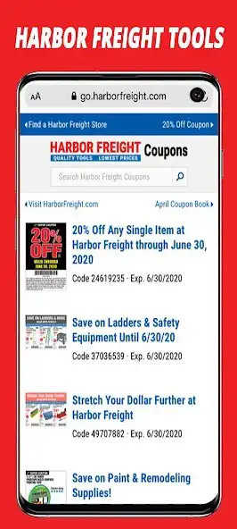 Play harbor freight 20 coupon  and enjoy harbor freight 20 coupon with UptoPlay