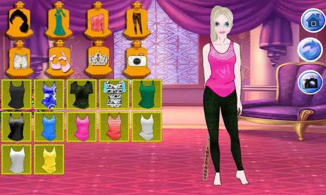 Play Harley Quinn dressup games fashion