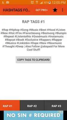 Play Hashtags For Rappers