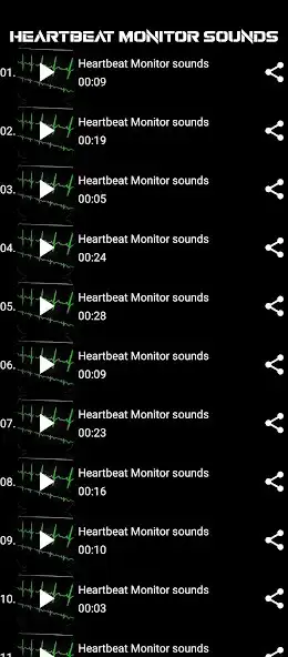 Play Heartbeat Monitor sounds as an online game Heartbeat Monitor sounds with UptoPlay