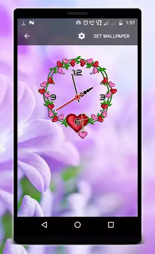 Play Heart Clock Live Wallpaper  and enjoy Heart Clock Live Wallpaper with UptoPlay