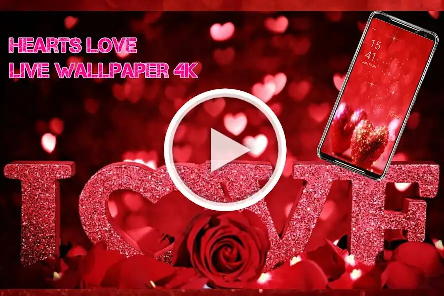 Play Hearts Love Live Wallpaper 4K  and enjoy Hearts Love Live Wallpaper 4K with UptoPlay