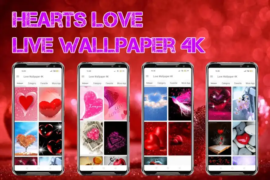 Play Hearts Love Live Wallpaper 4K as an online game Hearts Love Live Wallpaper 4K with UptoPlay