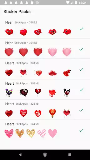 Play Heart Stickers - WAStickerApps  and enjoy Heart Stickers - WAStickerApps with UptoPlay