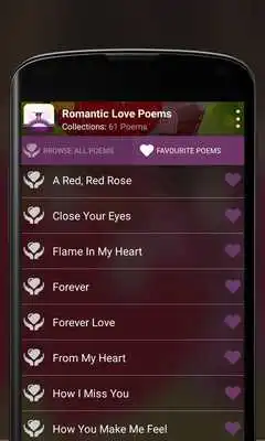 Play Heart Touching Romantic Poems