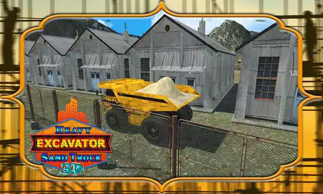 Play Heavy Excavator Sand Truck 3D