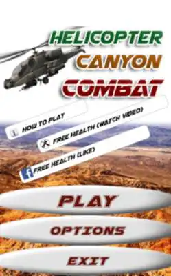 Play Helicopter Canyon Combat