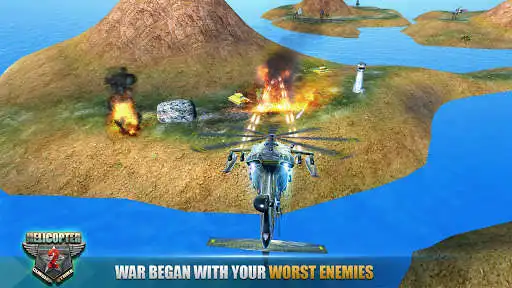 Play Helicopter Gunship strike 2 : Free Action Game as an online game Helicopter Gunship strike 2 : Free Action Game with UptoPlay