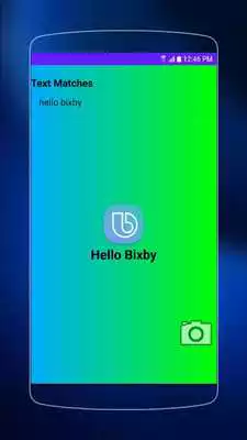 Play Hello Bixby (voice to text)