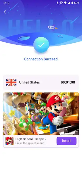 Play Hello VPN - Fast Private Proxy as an online game Hello VPN - Fast Private Proxy with UptoPlay