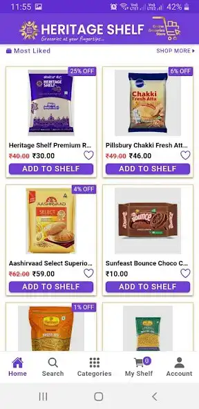 Play Heritage Shelf - Online Grocer as an online game Heritage Shelf - Online Grocer with UptoPlay