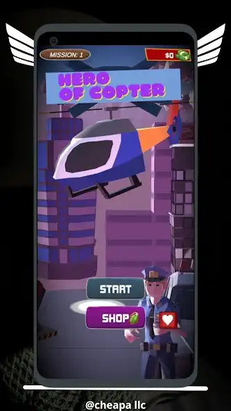 Play Hero Of Copter as an online game Hero Of Copter with UptoPlay