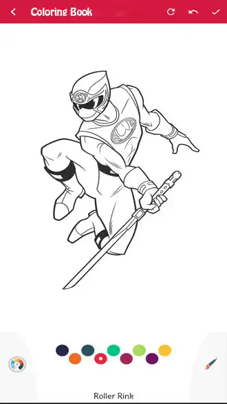 Play Hero Rangers Coloring Book