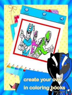 Play Hero Rangers Coloring Book