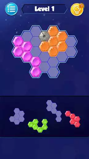 Play Hexa Block Puzzle  and enjoy Hexa Block Puzzle with UptoPlay