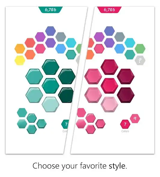 Play Hexagon Colors as an online game Hexagon Colors with UptoPlay