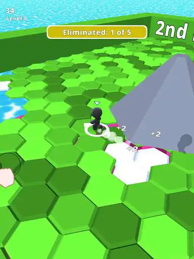 Play HexaGone Run as an online game HexaGone Run with UptoPlay