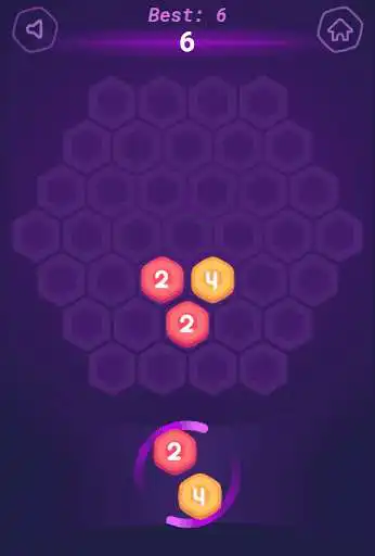 Play Hexa Merge as an online game Hexa Merge with UptoPlay