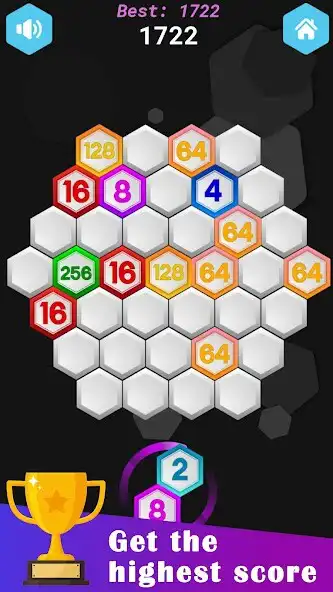 Play Hex Merge Puzzle Hexagon Block as an online game Hex Merge Puzzle Hexagon Block with UptoPlay