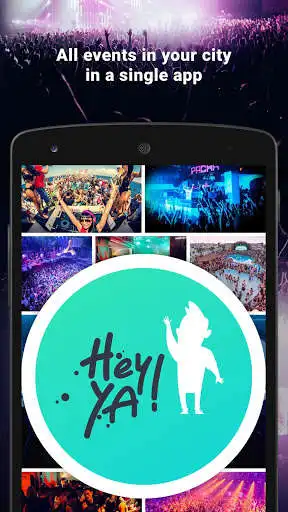 Play APK HeyYa! Best events nearby  and enjoy HeyYa! Best events nearby with UptoPlay social.heyya