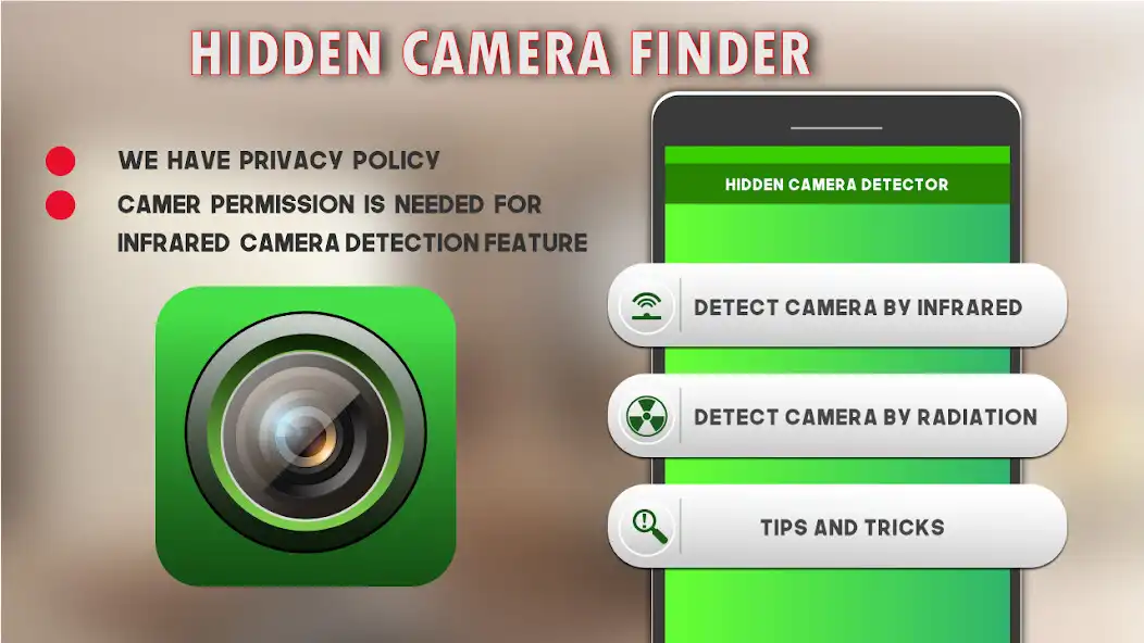 Play Hidden Camera Detector 2021:hidden cam finder as an online game Hidden Camera Detector 2021:hidden cam finder with UptoPlay