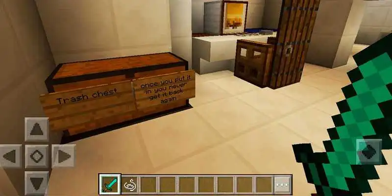 Play Hidden in the mountains house. MCPE map