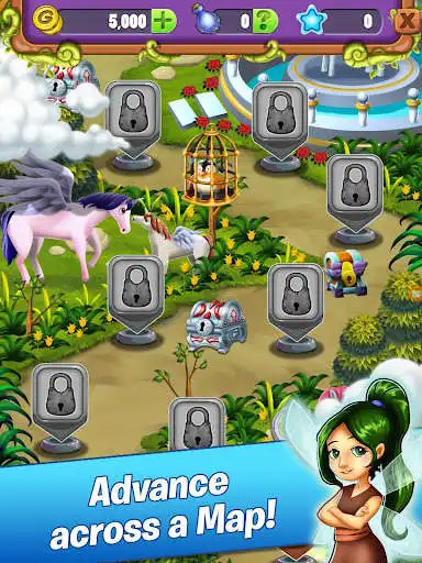 Play Hidden Mahjong Unicorn Garden as an online game Hidden Mahjong Unicorn Garden with UptoPlay