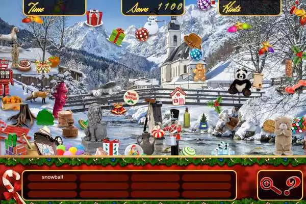 Play Hidden Object Christmas Holiday Magic Objects Game