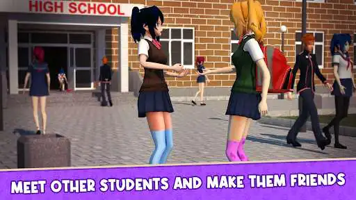 Play High School Life Anime Girl 3D as an online game High School Life Anime Girl 3D with UptoPlay