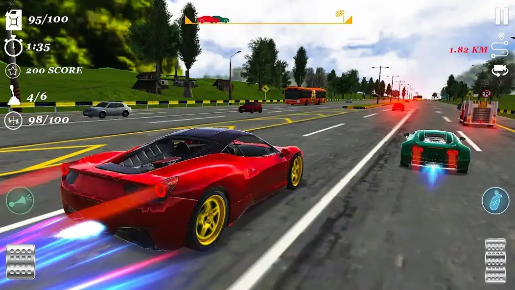 Play Highway Drag Racing: Car Games as an online game Highway Drag Racing: Car Games with UptoPlay