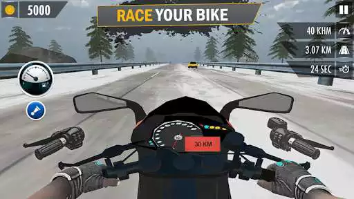 Play Highway Traffic Bike Rider - Endless Traffic as an online game Highway Traffic Bike Rider - Endless Traffic with UptoPlay